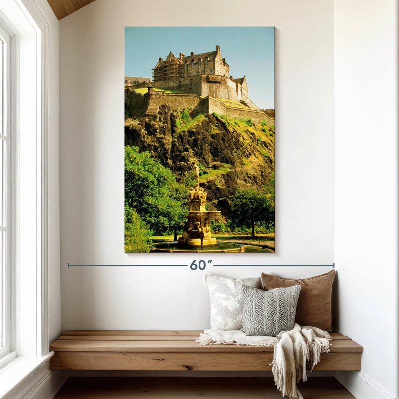 Aime Cliffside Edinburgh Castle, 51" H x 34" W
