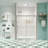 Bypass Shower Sliding Door - 50 54" X 70", 1/4" Tempered Glass, Chromed, 36000 Times Open, Collision Leakage Function, Easy To Install-124830254