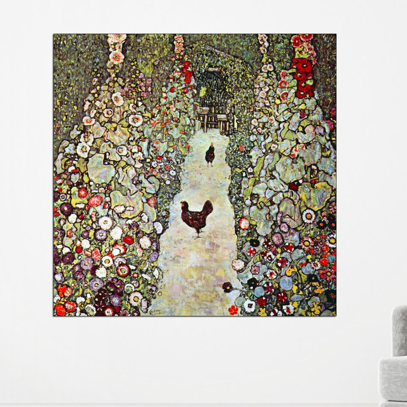 Gustav Klimt - Wrapped Canvas Painting, 100cm H x 100cm W x 1.8cm D