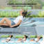Fauteuil de bronzage pratique, méridienne pliante