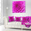 Fleur mauve avec gros pétales - Coussin imprimé floral-30722231-30722235