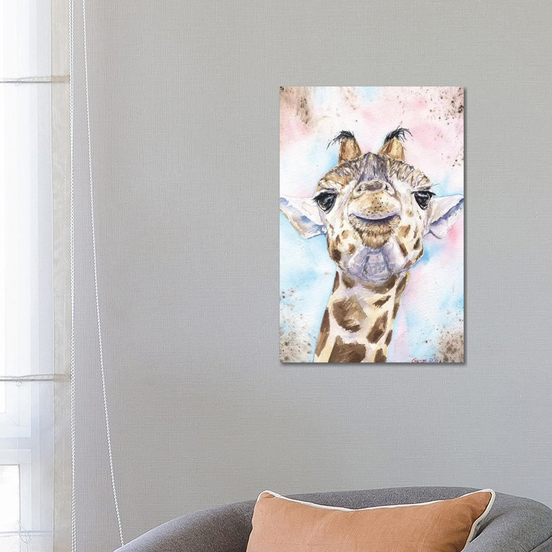 Giraffe II 1 Piece Wrapped Canvas Wall Art, 66.04 cm H x 45.72 cm W x 3.175 cm D