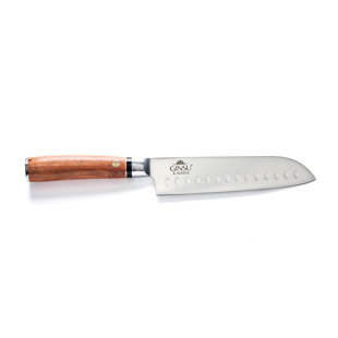 Ginsu Kiso Series 5 in. Stainless Steel Full Tang Santoku Knives