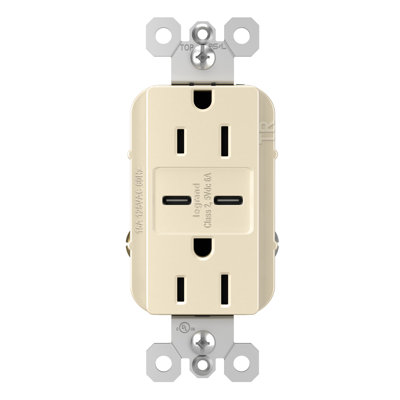 radiant 15A inviolable avec prise USB de type C / C ultra-rapide 6,0A