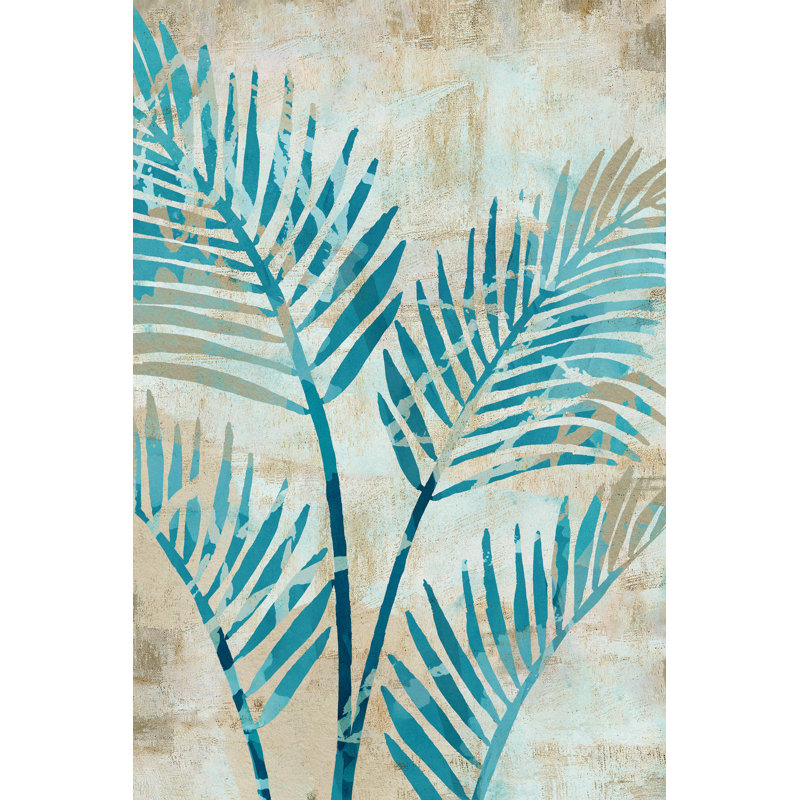 Hues Of Indgio I par Flora Kouta, H 48 po x l 32 po x P 1,25 po