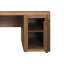 VELVET Solid and Manufactured Oak Wood 1-Door 3-Drawers Desk