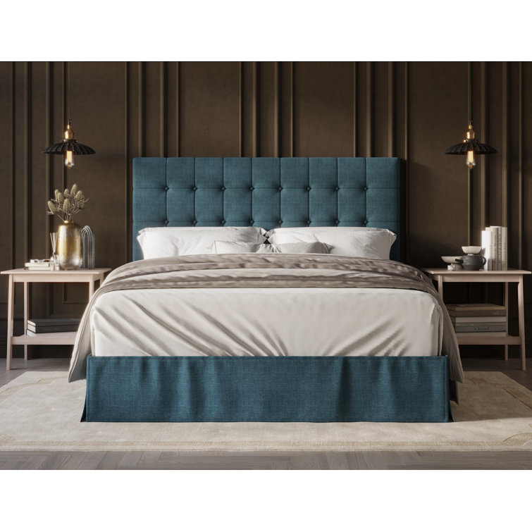 Ambria Upholstered Wingback Bed
