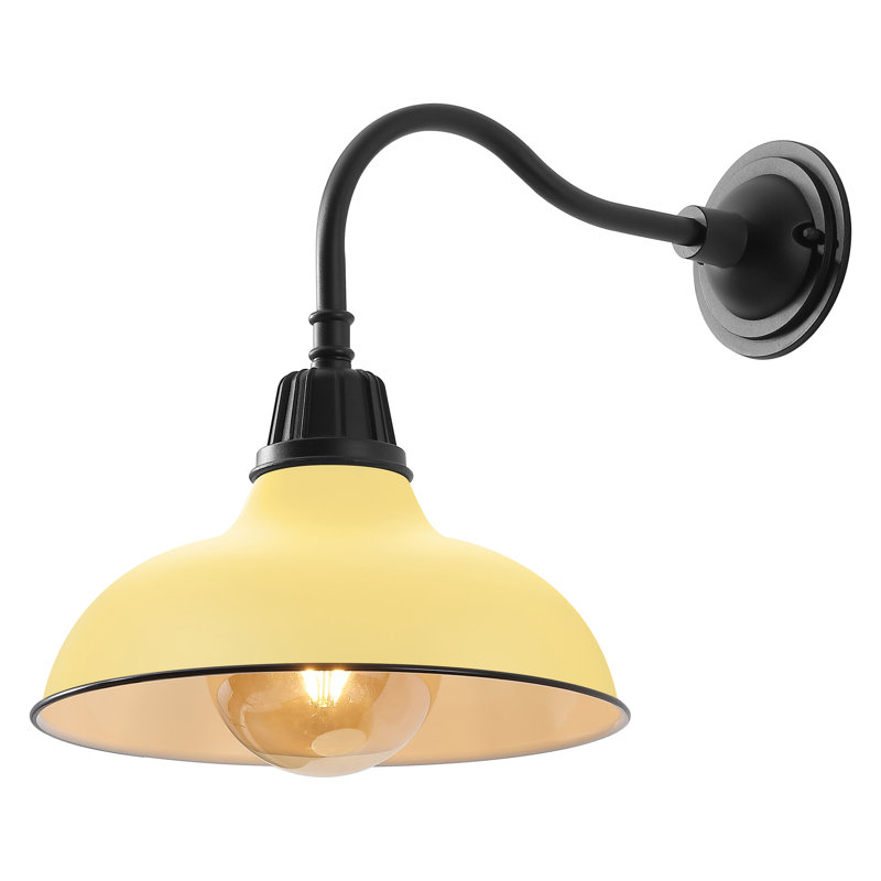 Manderfeld Iron Wall Light, Matte Yellow