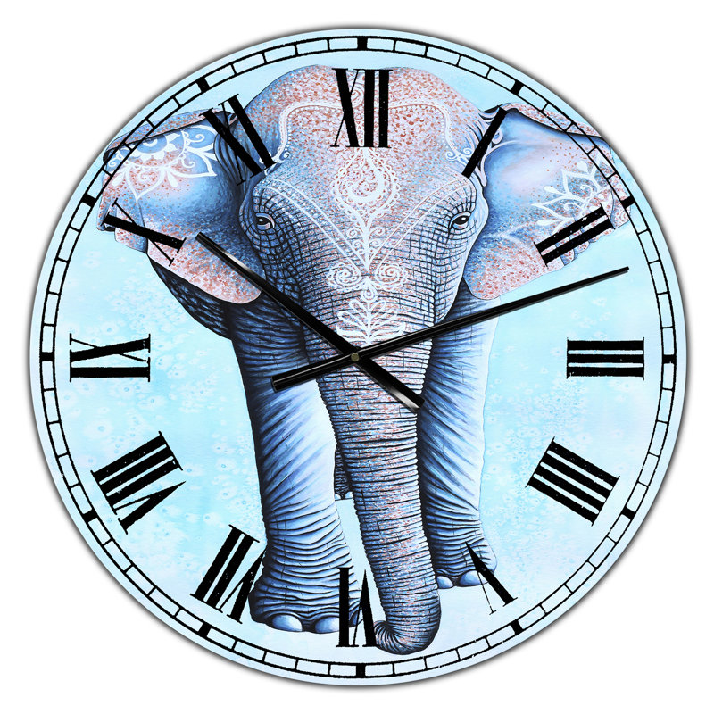 Horloge murale peinte, Grand