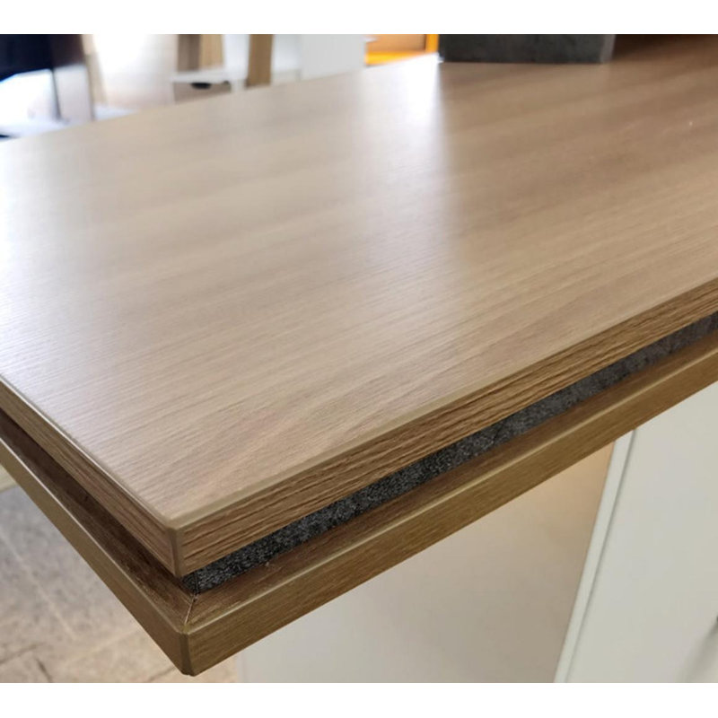 Bureau de réception moderne avec espace de rangement pour bureau