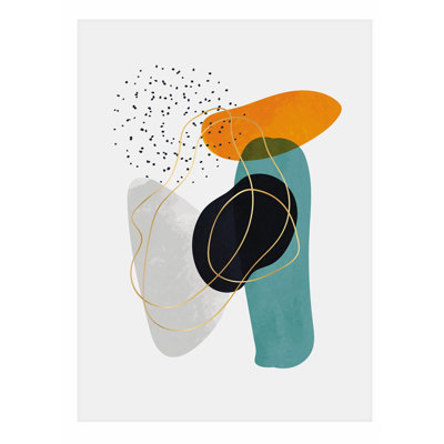 «Abstract Balance II», reproduction d'art moderne sans cadre Mid-Century