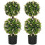 70 cm H Faux Plant in Cement Freestanding  Planter-1498153788
