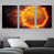 White Floater Framed