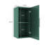 Armoire latérale de meuble-lavabo mural 14 po avec porte et tablette (convient pour meuble-lavabo JODI), couleur verte