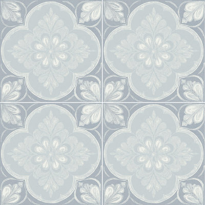 Flora Moda | 6"x6" Siena Porcelain Encaustic Look Floor & Wall Tile