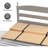 Twin Size Wooden Bunkie Board Bed Support Slats, Under-Mattress Platform Support Board, For Twin Beds