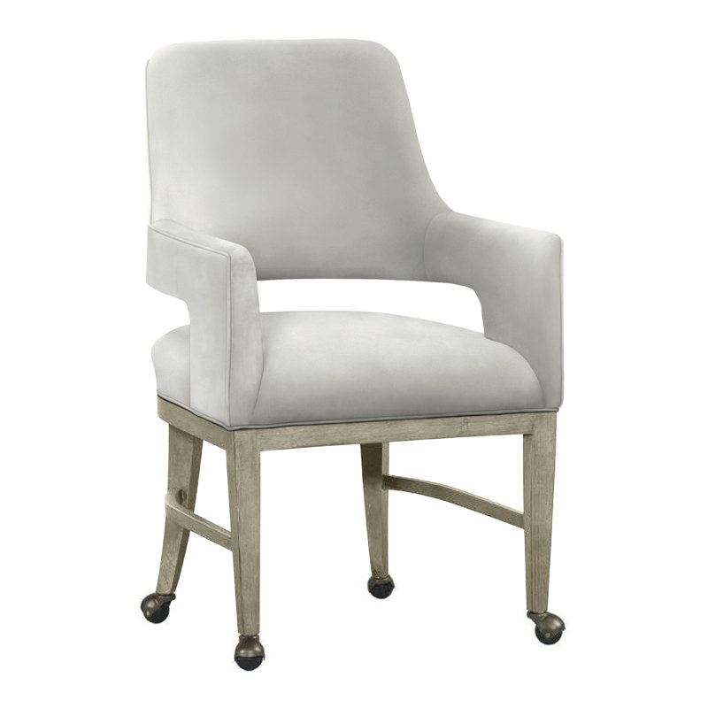 Josie Arm Chair, Almond Buff, Pewter (9953 65)
