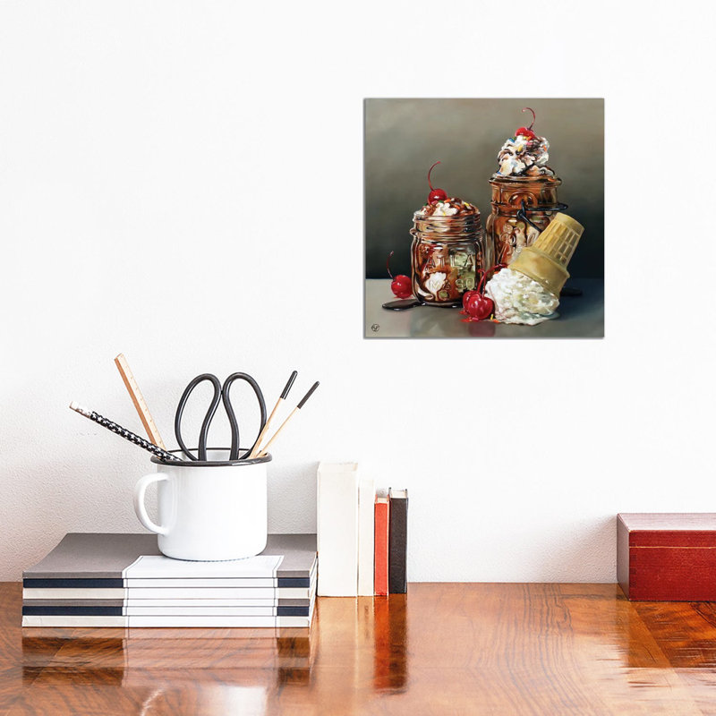 Ice Cream Social by Abra Johnson - Gallery-Wrapped Canvas Giclée on Canvas, Wrapped Canvas, Does Not Apply