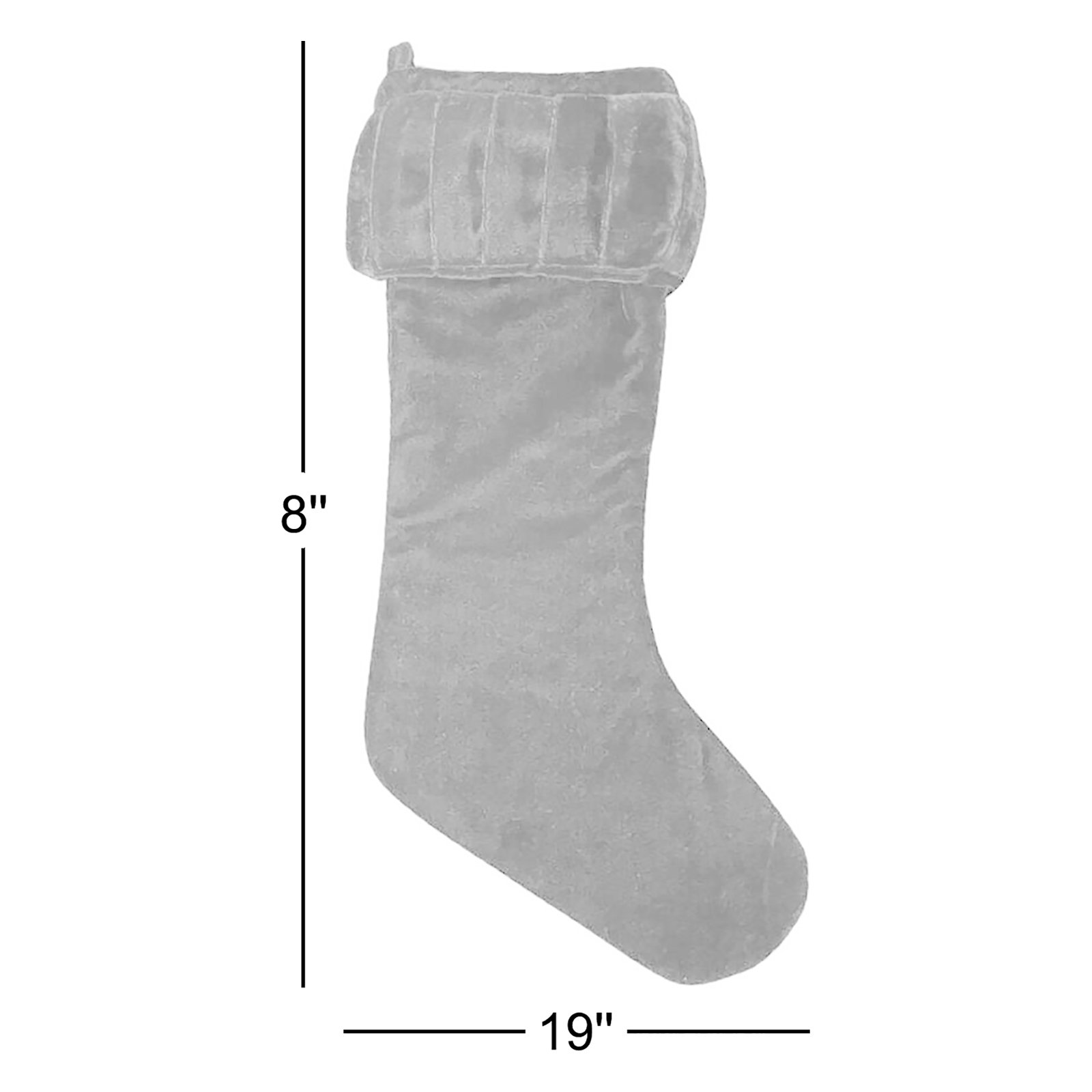 The Holiday Aisle® Velvet Stocking