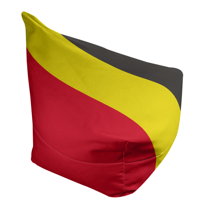 Sac de pois classique, H 30 po x l 27 po x P 27 po, Écarlate / jaune / noir