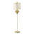 Harmonsburg Trellis Off-White and Bronze Floor Lamp