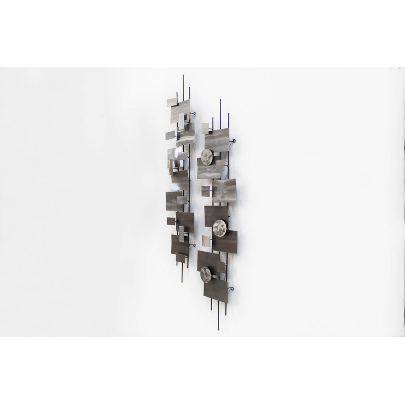 Handmade Modern Abstract Wall Decor on Metal