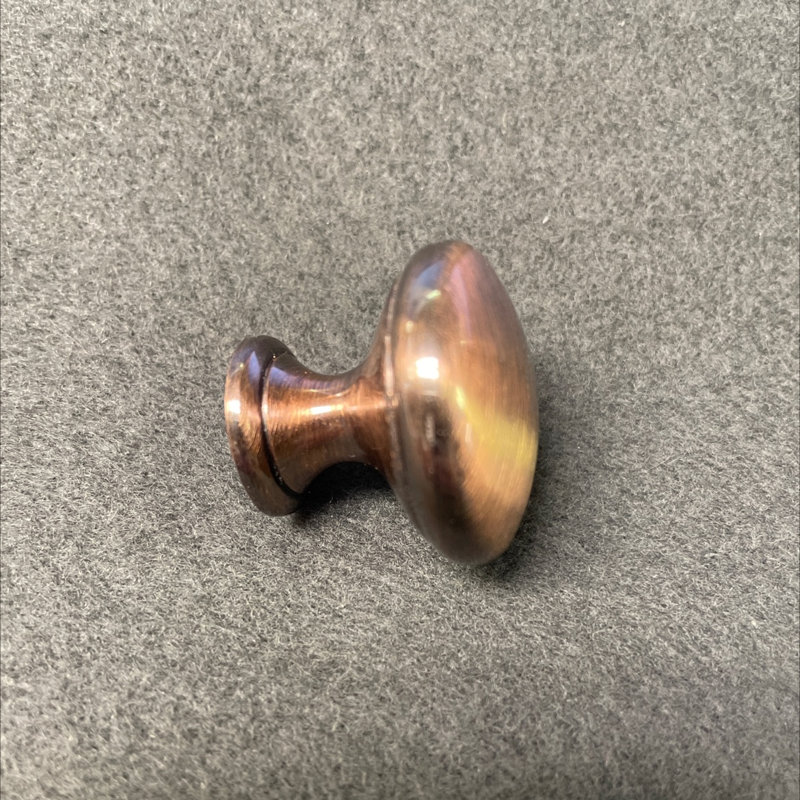 (Paquet de 5) Poignée creuse 1-1 / 4 pouces brossée rouge satiné antique