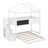 Twin Over Full House Bunk Bed With Blackboard-1507250249
