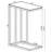 Modern Chrome Side Table