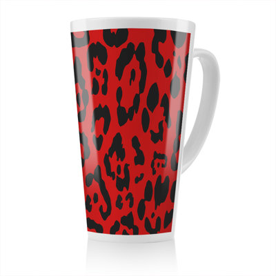 Leopard Print Latte Mug