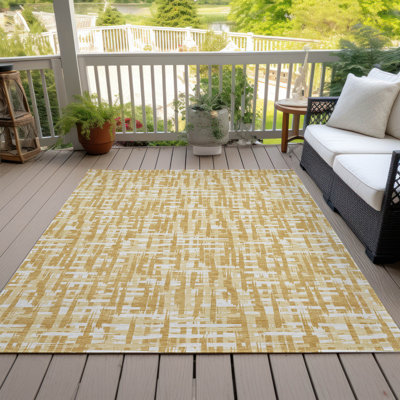 Tapis intérieur / extérieur lavable à la machine Chayden ACN1059