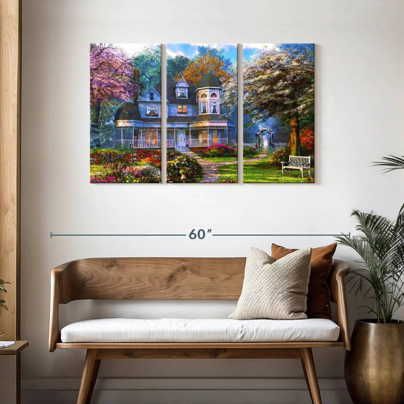 Lilie Victorian Home, H 28 po x l 45 po