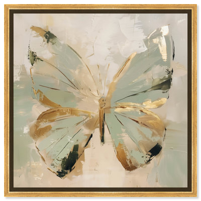 Art mural coloré «Sage Butterfly» par Art Remedy