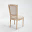 Chaise rembourrée avec pieds en bois
