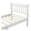 Lit plateforme avec base de lit en bois et lit à panneaux-1158510637