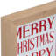 Ensemble de 2 plaques de Noël en bois rouges et blanches