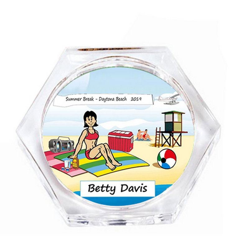 Ensemble de 4 sous-verres personnalisés, Oui