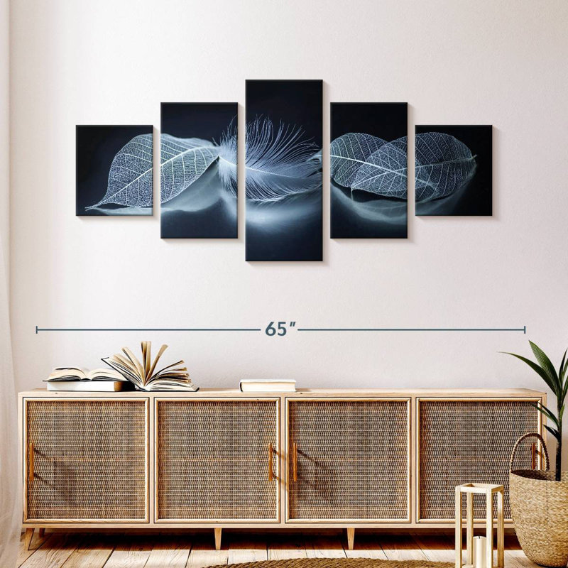 Fallen Leaves, 24" H x 55" W