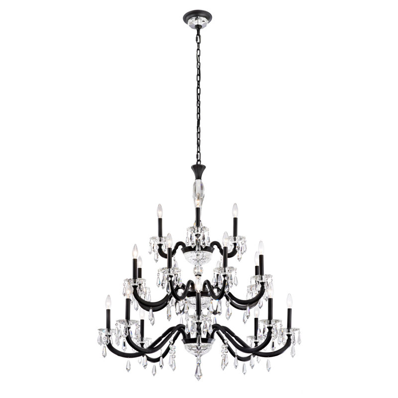 Napoli 20 - Light Chandelier, Black