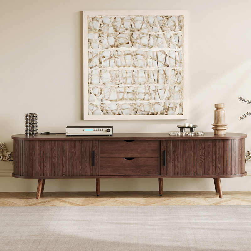 Meuble télé 70 po Mid Century Modern
