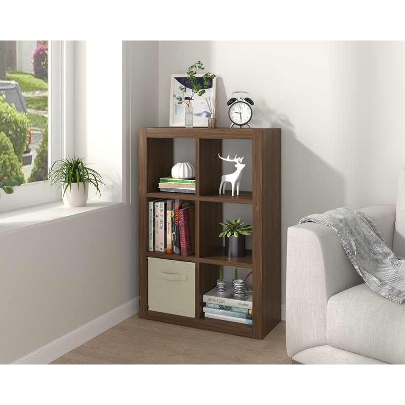 Storage Bookshelf - Multifunctional Display Shelf for Living Room, Bedroom & Home Office, Classic Oak
