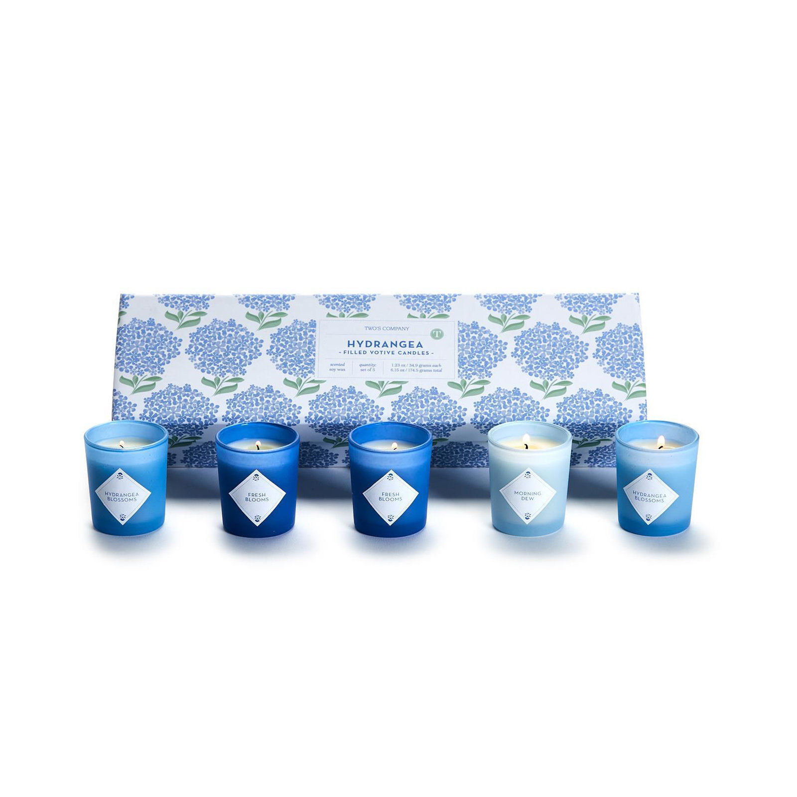 Zoe Set Of 5 Scented Candles In Gift Box