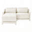 Élégant canapé rembourré en chenille avec design ergonomique et repose-pieds assorti pour plus de confort-1043831230-1043831231