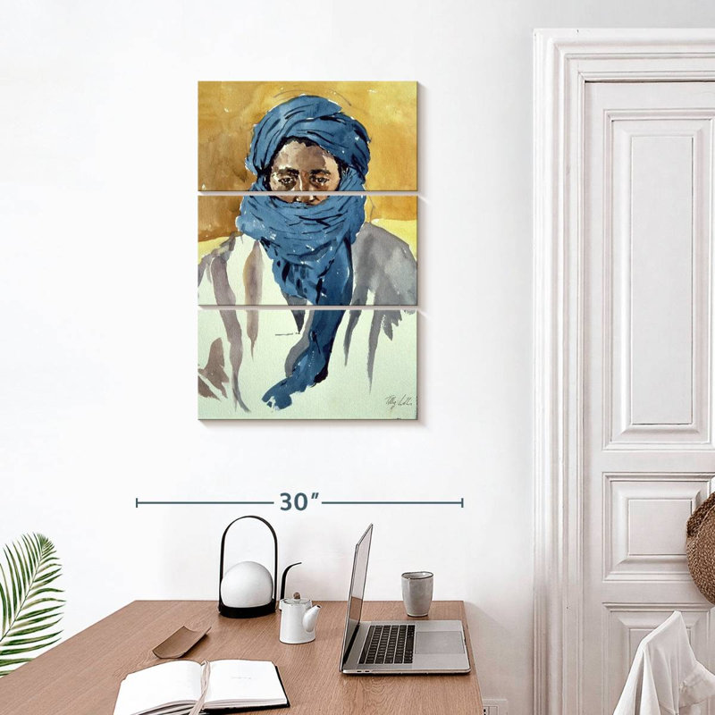 Leisha, tribu touareg Tombouctou, H 32 po x l 20 po