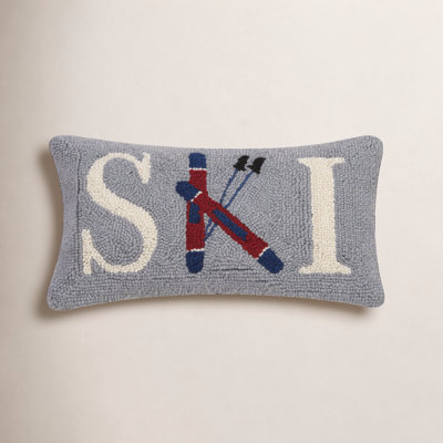 Ski Wool Hook Pillow