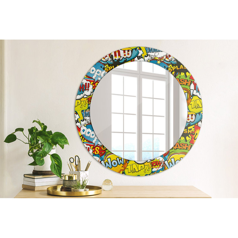 Huldar Glass Flat Wall Mirror