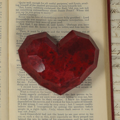 Bercut Paperweight Soapstone Heart