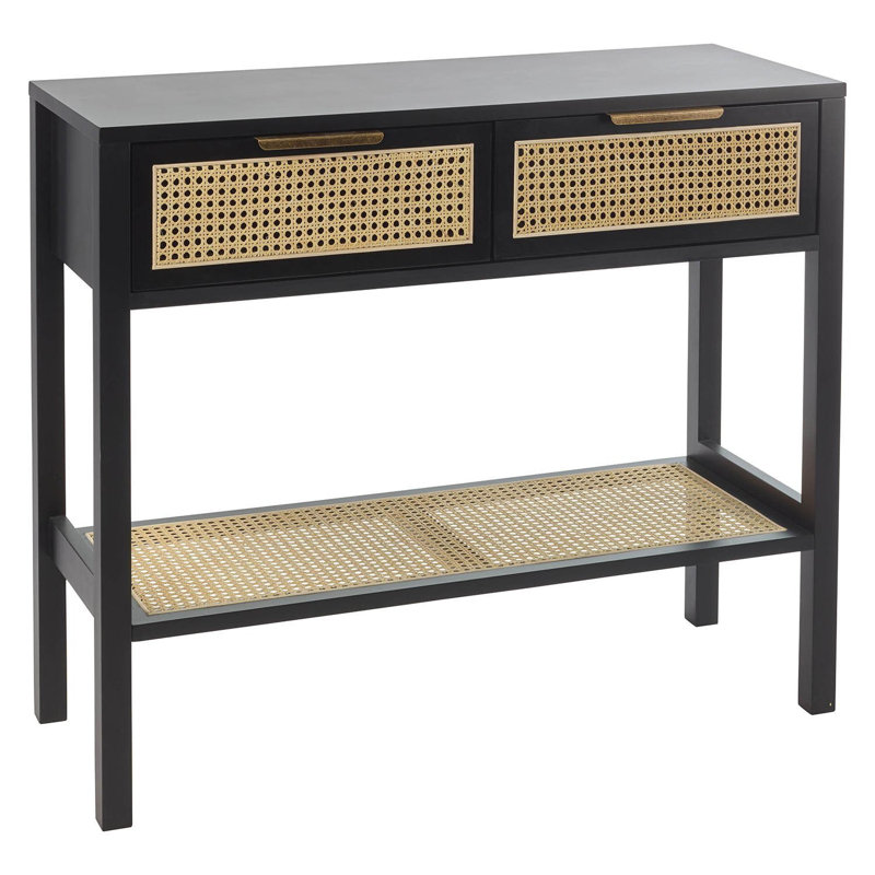 Tenaya 95cm Console Table, Black