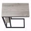 Table d'appoint, en forme de C, bout, côté, collation, stratifié, métal, contemporain, moderne-475388411-475388388