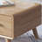 Durable Rubberwood TV And Coffee Table Set 2 - Piece Solid Wood Living Room Table Set